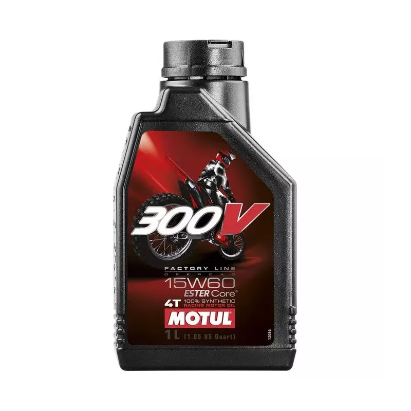 Huile Motul 300V 15W60 Factory Line – 100% synthèse 1L