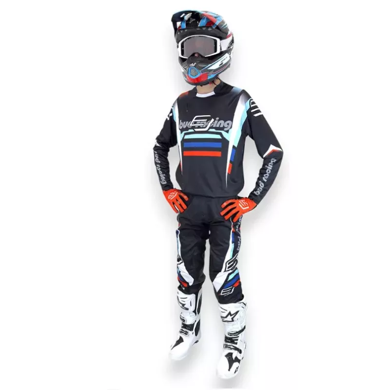 TENUE ENFANT BUD Racing Champion's Noir Bleu
