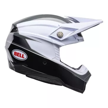 Casque BELL Moto-10 Mips - FALCON Noir/Blanc 2026