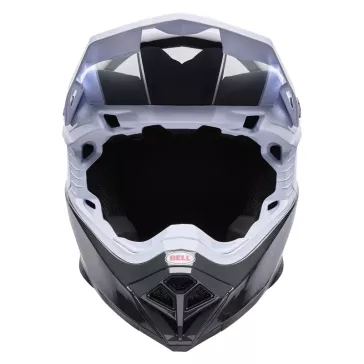 Casque BELL Moto-10 Mips - FALCON Noir/Blanc 2026