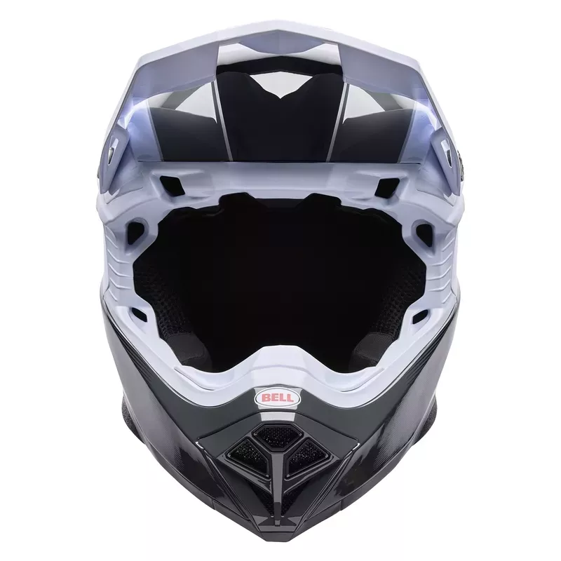 Casque BELL Moto-10 Mips - FALCON Noir/Blanc 2026