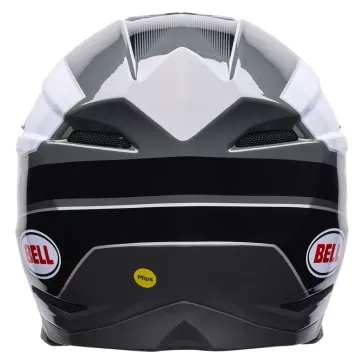 Casque BELL Moto-10 Mips - FALCON Noir/Blanc 2026