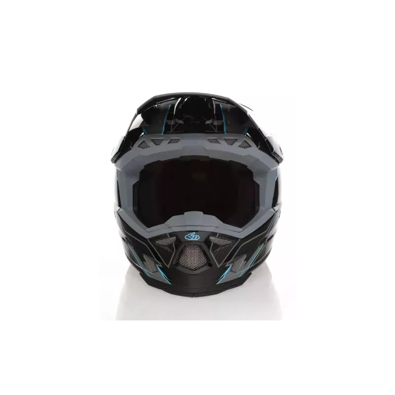 Casque 6D ATR-3 REFLEX - Noir Bleu Ciel 2026
