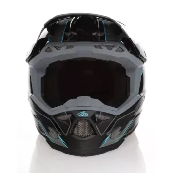 Casque 6D ATR-3 REFLEX - Noir Bleu Ciel 2026