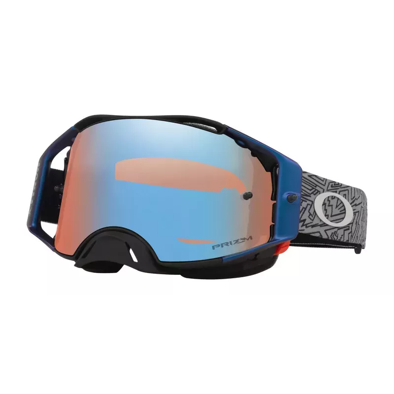 Masque Oakley Airbrake MX Grey Strike – Prizm MX Sapphire Iridium