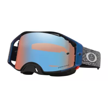 Masque Oakley Airbrake MX Grey Strike – Prizm MX Sapphire Iridium