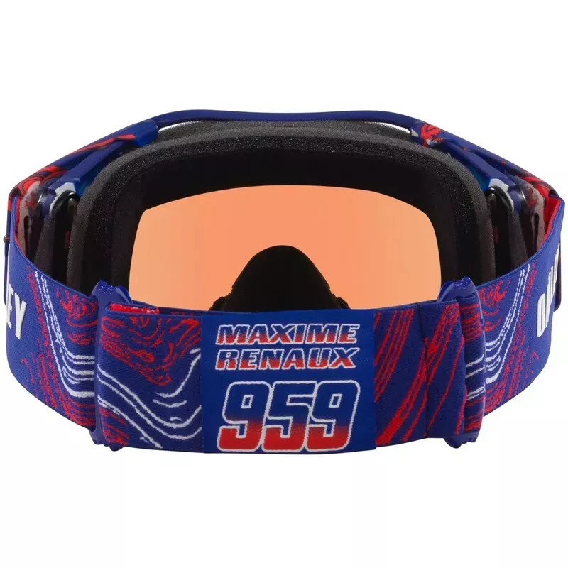 Masque Oakley Airbrake MX Grey Strike – Prizm MX Sapphire Iridium