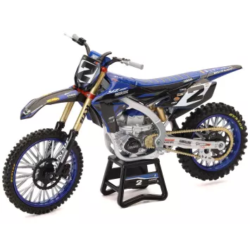Moto miniature Yamaha 450 YZF de C. Webb, au 1/12