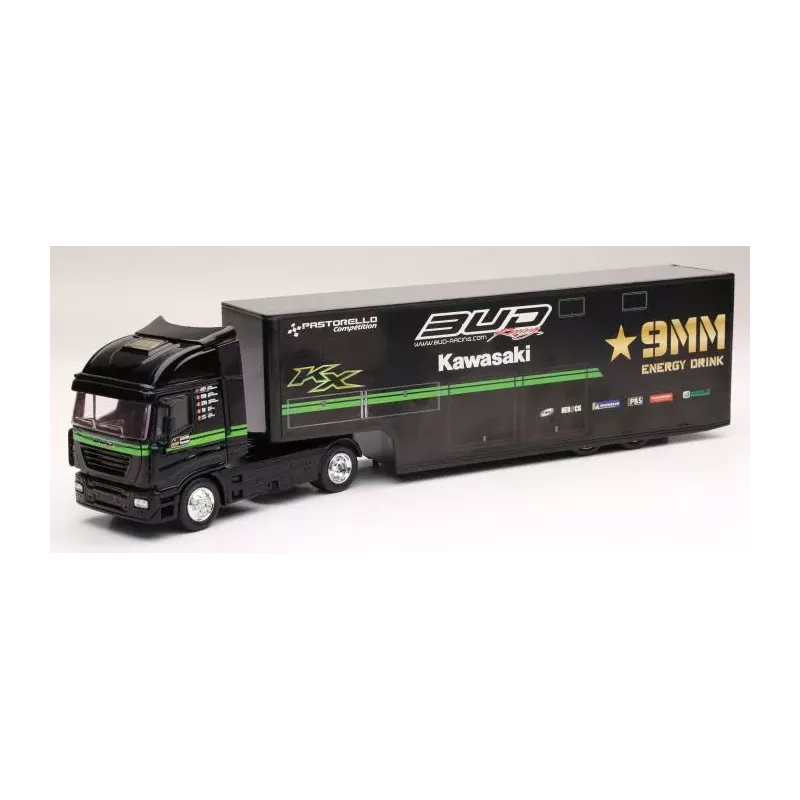 Camion miniature Team Bud Racing/9MM, au 1/43°