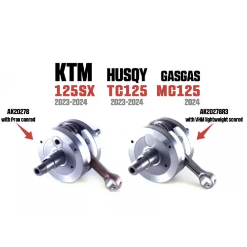 Vilebrequin complet VHM KTM 125 SX 23-26, 125 TC 23-26