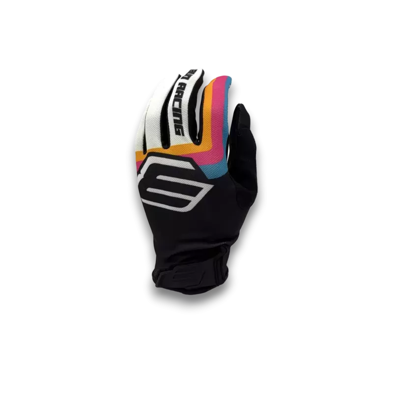 Gants BUD SX Lite 95 Evo – Multicolor Noir & Blanc