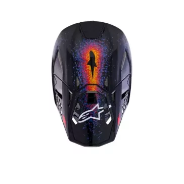 Casque Alpinestars Supertech M10 LE Black Hole Noir Brillant