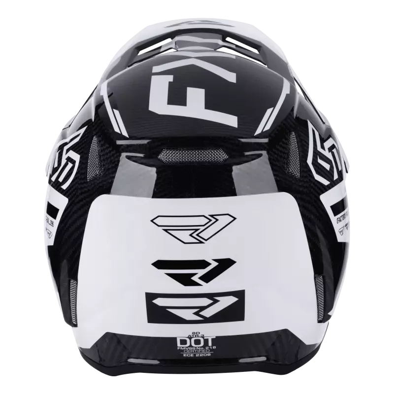 Casque 6D ATR-3 FXR - Noir / Blanc 2026