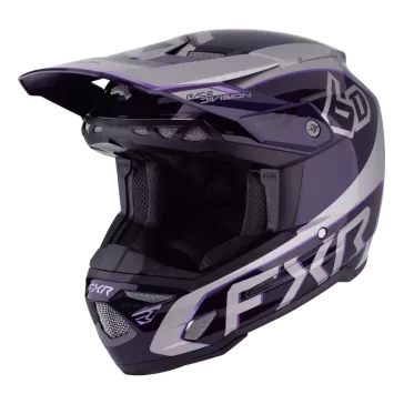Casque 6D ATR-3 FXR - Violet / Gris 2026