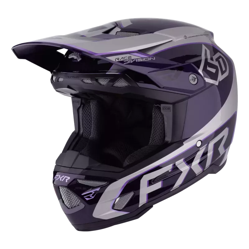 Casque 6D ATR-3 FXR - Violet / Gris 2026