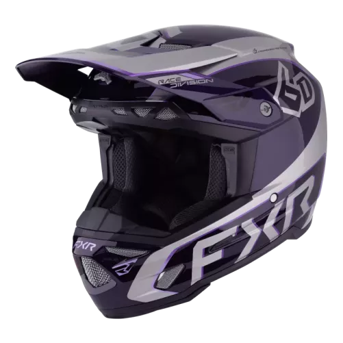 Casque 6D ATR-3 FXR - Violet / Gris 2026