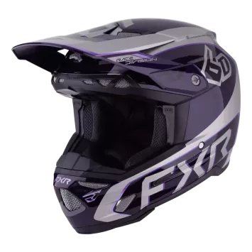 Casque 6D ATR-3 FXR - Violet / Gris 2026