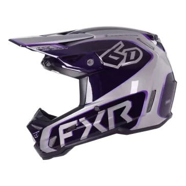 Casque 6D ATR-3 FXR - Violet / Gris 2026