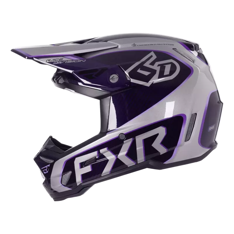 Casque 6D ATR-3 FXR - Violet / Gris 2026