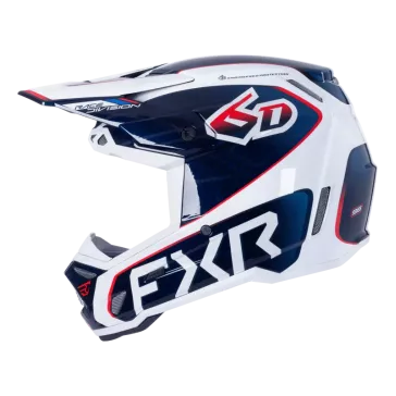 Casque 6D ATR-3 FXR - Bleu / Rouge 2026