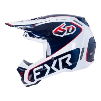 Casque 6D ATR-3 FXR - Bleu / Rouge 2026