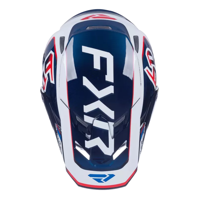 Casque 6D ATR-3 FXR - Bleu / Rouge 2026