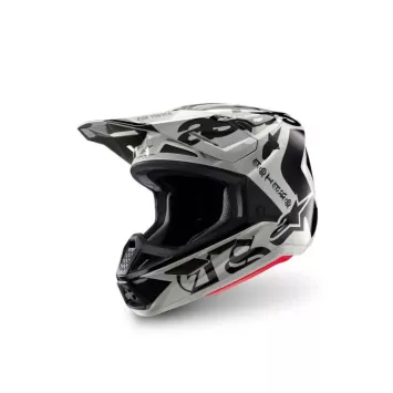 Casque ALPINESTAR Supertech M10 ERA Bleu Rouge Jaune MX26