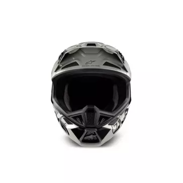 Casque Alpinestars S-M7 Wolf Dust Edition Limite Dune Noir Brillant
