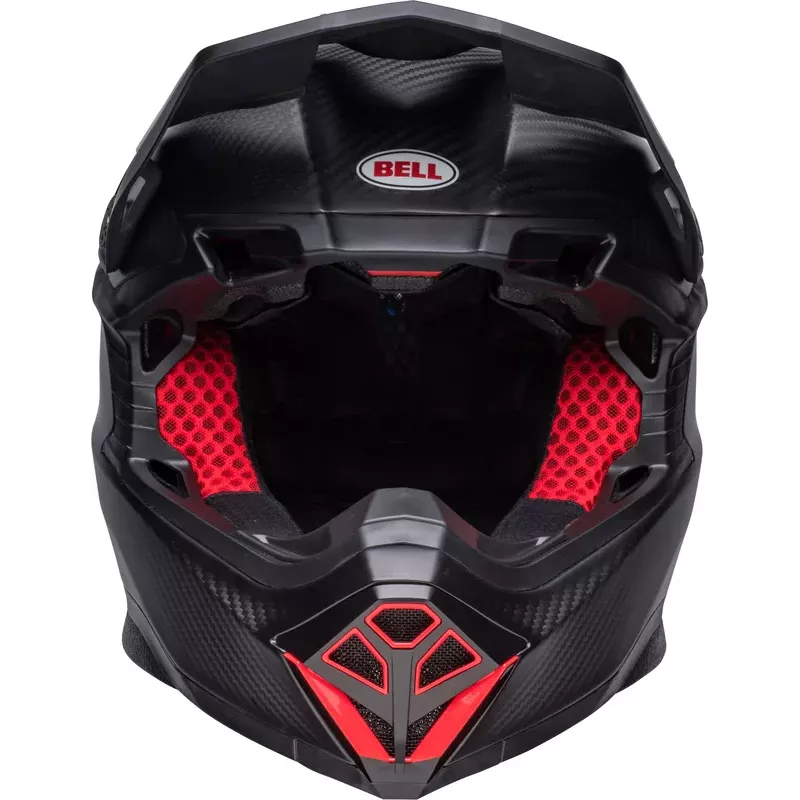 Casque BELL Moto-10 Spherical - Satin/Gloss Black/Red