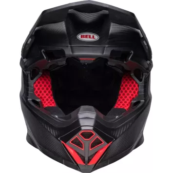 Casque BELL Moto-10 Spherical - Satin/Gloss Black/Red