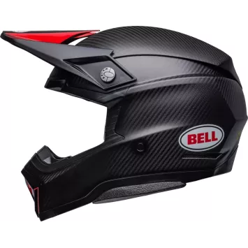 Casque BELL Moto-10 Spherical - Satin/Gloss Black/Red