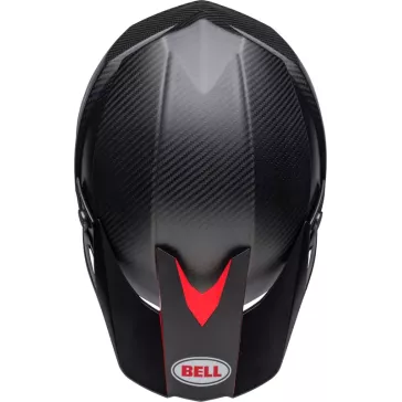 Casque BELL Moto-10 Spherical - Satin/Gloss Black/Red