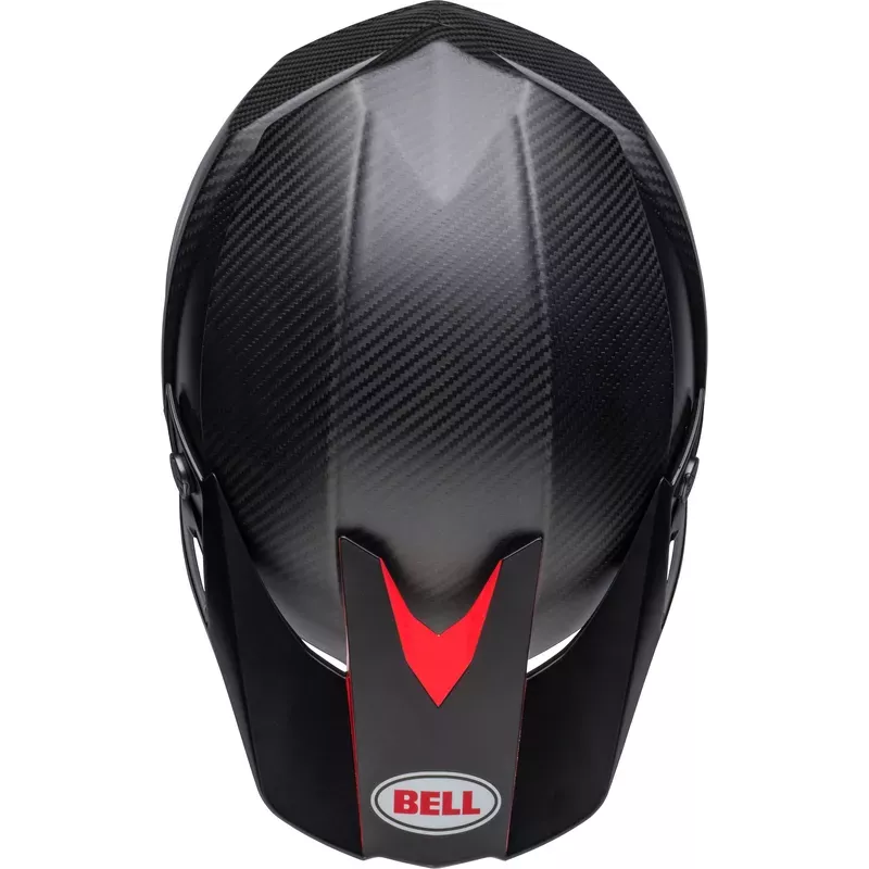 Casque BELL Moto-10 Spherical - Satin/Gloss Black/Red