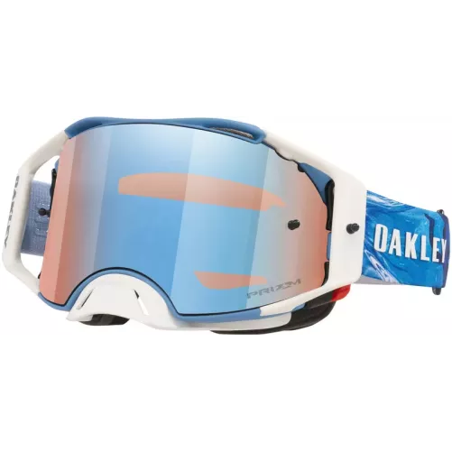 Masque OAKLEY Airbrake MX - Sexton Blanche et Bleu écran PRIZM