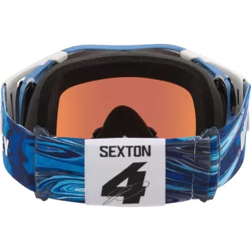 Masque OAKLEY Airbrake MX - Sexton Blanche et Bleu écran PRIZM