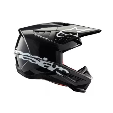 Casque ALPINESTARS S-M5 Solid Corp Gris Foncé Brillant