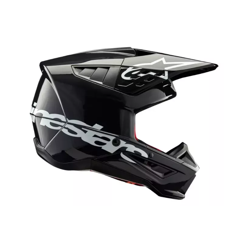 Casque ALPINESTARS S-M5 Solid Corp Gris Foncé Brillant