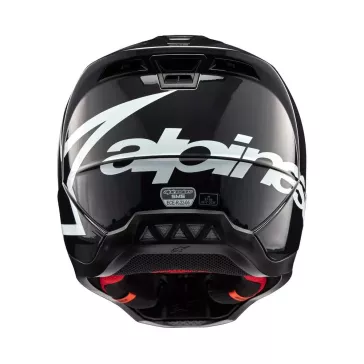 Casque ALPINESTARS S-M5 Solid Corp Gris Foncé Brillant