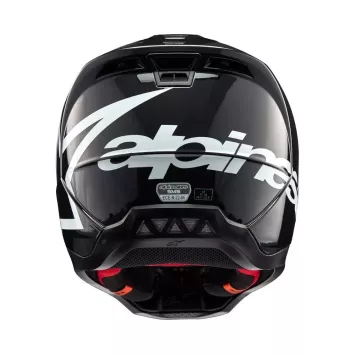 Casque ALPINESTARS S-M5 Solid Corp Gris Foncé Brillant