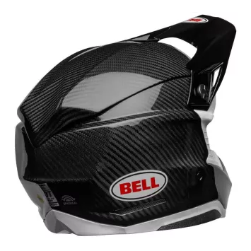 Casque BELL Moto-10 Spherical - SOLID Black/White