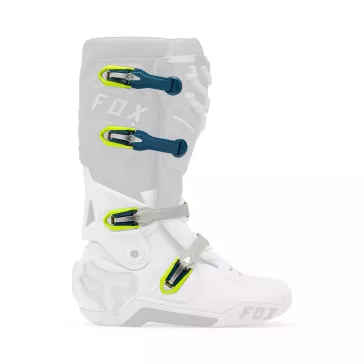 Boucles et sangles de rechanges botte FOX INSTINCT Vert - Jaune Fluo