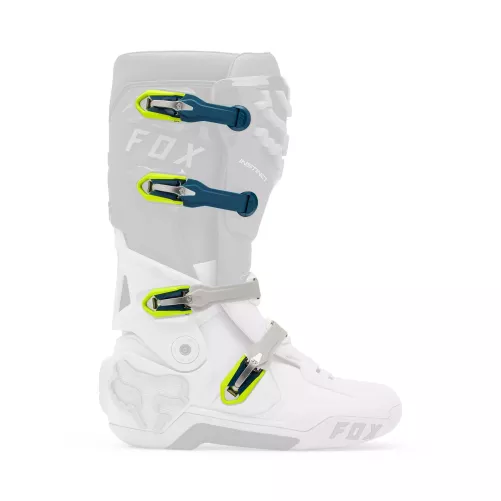Boucles et sangles de rechanges botte FOX INSTINCT Vert - Jaune Fluo
