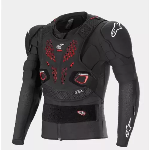 Gilet de protection ALPINESTARS PRO V3 PLASMA Noir Rouge