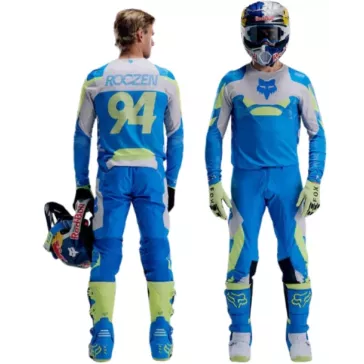 Tenue Fox FLEXAIR Tactile - Bleu Jaune Fluo 2026