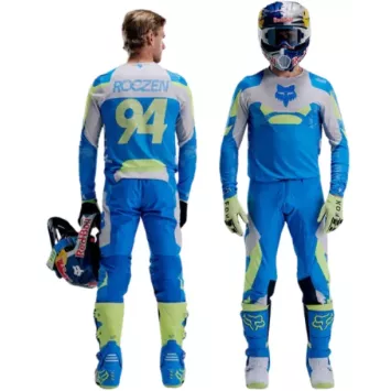 Tenue Fox FLEXAIR Tactile - Bleu Jaune Fluo 2026