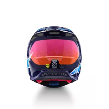 Casque Alpinestars S-M10 Edition Limitée Records Multicolore Brillant