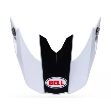 Visière BELL Moto-10 MIPS Blanc / Noir 2026