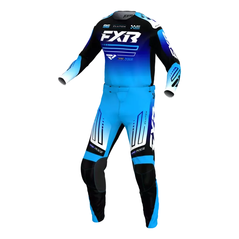 TENUE FXR CLUTCH - Bleu /Blanc MX 26