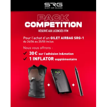 GILET AIRBAG MOTOCROSS SHOT AIR GUARD SRG-1