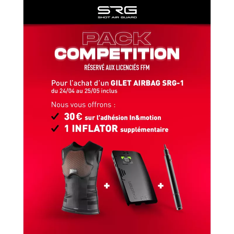 GILET AIRBAG MOTOCROSS SHOT AIR GUARD SRG-1